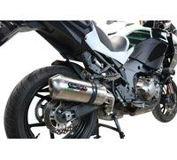 Gpr Exhaust Systems Satinox Kawasaki Versys 1000 Ie 19-20 Euro 4 Homologated Slip On Muffler Argento Homologated