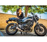 Gpr Exhaust Systems Satinox Kawasaki Z 650 Rs/zr 650 Rs 21-22 Stainless Steel Homologated Full Line System Argento Homologated