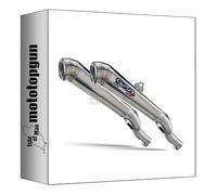 scarico gpr omologato doppio terminale acciaio powercone evo, db-killer incluso, k.158.pcev compatibile con kawasaki z 1000 sx 2011 2012 2013 2014 2015 2016 mototopgun