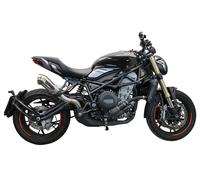 G.P.R. Scarico Slip-on Powercone Evo per Benelli 752 S 2019-2021 Euro 4 Omologato Argento