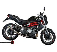 G.P.R. Terminale di scarico Deeptone Inox per Benelli BN 302 2017-2019 Euro 4 Omologato Argento