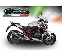 Gpr Exhaust Systems Powercone Evo R 1200 R Lc 17-18 Euro 4 Homologated Muffler Argento Homologated