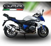 Gpr Exhaust Systems Albus Ceramic Bmw R 1200 Rs Lc 15-16 Homologated Slip On Muffler Bianco Homologated