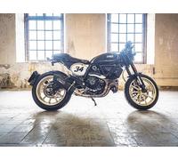 Gpr Exhaust Systems Furore Poppy Ducati Scrambler 800 15-16 Ref:d.118.hom.fupo Homologated Oval Muffler Nero Homologated