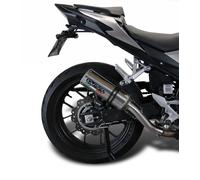 Scarico GPR PerHonda Cb 500 X 2013/2015 M3 Inox Omologato