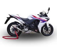 Scarico GPR PerHonda Cbr 500 R 2012/2016 Deeptone Inox Omologato