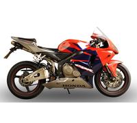 Gpr Exhaust Systems Deeptone Inox Slip On Honda Cbr 600 Rr 05-06 Cat Homologated Muffler Argento Homologated