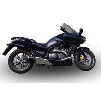 GPR Italia GPR H.218.FUNE Terminale Omologato con Raccordo per Honda Dn-01 2008/10, Furore Nero