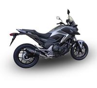 Scarico GPR PerHonda Nc 700 X - S Dct 2012/2013 Furore Nero Omologato