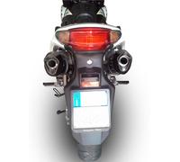 Scarico GPR PerHonda Varadero 1000 1999/2011 Furore Nero Omologato
