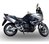 Gpr Exhaust Systems Trioval Dual Honda Varadero 1000 99-11 Homologated Slip On Muffler Argento Homologated