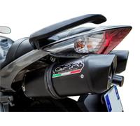 GPR Italia Coppia scarichi omologati con raccordo GPR Vfr 800 V-Tec 2002/13 Furore Nero H.65.EVO.FUNE