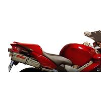 Gpr Exhaust Systems Trioval Dual Honda Vfr 800 V-tec 02-13 Homologated Slip On Muffler Argento Homologated