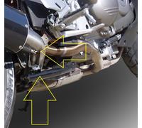 Scarico GPR PerHonda Vfr 800 X 2011/2014 M3 Inox Omologato