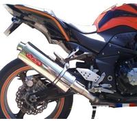Scarico GPR PerKawasaki Z 1000 2007/2009 Trioval Omologato