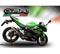 Gpr Exhaust Systems Deeptone Inox Z 400 18-20 Euro 4 Homologated Slip On Muffler Argento Homologated