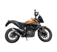 Gpr Exhaust Systems Deeptone Inox Ktm Adventure 390 00-21 Euro 4 Homologated Slip On Muffler Argento Homologated