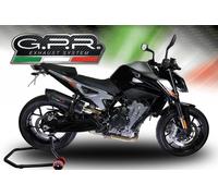 Gpr Exhaust Systems Furore Ktm Duke 790 17-20 Euro 4 Not Homologated Slip On Muffler Nero Homologated