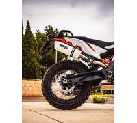Gpr Exhaust Systems Albus Evo4 Ktm Duke 890 L 21-22 Euro 5 Homologated Slip On Muffler Bianco Homologated