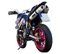 Gpr Exhaust Systems Albus Ceramic Dual Duke Ii 640 00-06 Homologated Slip On Muffler Bianco Homologated