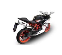 Gpr Exhaust Systems Albus Ceramic Ktm Rc 390 15-16 Homologated Slip On Muffler Bianco Homologated