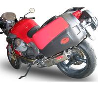 Gpr Exhaust Systems Trioval Moto Guzzi Breva 1100 4v 05-10 Homologated Slip On Muffler Argento Homologated