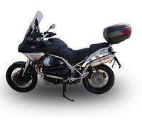 GPR Italia GU.29.TRI Terminale Omologato con Raccordo Compatibile con MOTO GUZZI STELVIO 1200 4V 2008/10 Trioval