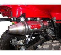 Gpr Exhaust Systems Deeptone Atv Scrambler 500 01-12 Homologated Slip On Muffler Argento Homologated