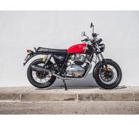 Gpr Exhaust Systems Furore Evo4 Nero Royal Enfield Continental 650 21-22 Ref:e4.roy.10.cat.fne4 Homologated Oval Muffler Nero Homologated