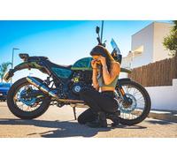 Gpr Exhaust Systems Deeptone Inox Slip On Himalayan 410 17-20 Euro 4 Ø42.5 Mm Not Homologated Muffler Argento Not Homologated