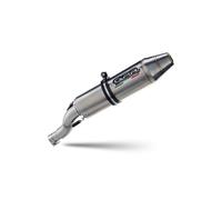 Gpr Exhaust Systems Deeptone Atv Baja 400 Efi/supermoto 10-18 Homologated Slip On Muffler Argento Homologated
