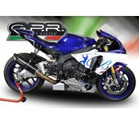 Gpr Exhaust Systems Furore Yamaha Yzf R1/r1-m 17-20 Euro 4 Not Homologated Slip On Muffler Nero Homologated
