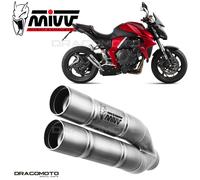 Terminale di Scarico Mivv DOUBLE GUN Acciaio Inox HONDA CB 1000 R 2008 > 2017