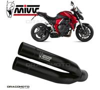 Terminale di Scarico Mivv DOUBLE GUN Nero HONDA CB 1000 R 2008 > 2017