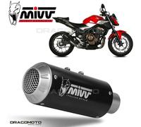 Terminale Scarico MIVV MK3 Black Inox Nero per HONDA CB 500 F 2019 > 2023