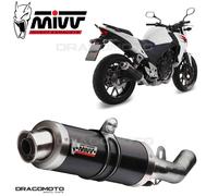 Mivv Gp Honda Cb 500 F/x/cbr 500 R 2013-15 H.051.lxb Homologated Slip On Muffler Argento Homologated