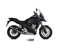 Scarico HONDA CB 500 X Mivv Oval Carbonio con Coppa Carbonio H.061.L3C