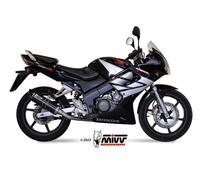 Scarico HONDA CBR 125 R Mivv Gp Inox Nero con Coppa Carbonio H.043.LXBC