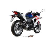 Scarico HONDA CBR 250 R Mivv Gp Inox Nero H.047.LXB