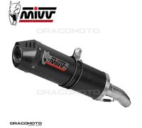 UH.019.LEC - Terminale Scarico Mivv Oval Carbon/Carb. Cap Honda CBR 600 RR 03/04