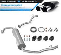 Scarico Honda Civic VIII 1.8 103kW 2005-2011 Silenzioso + Tubo Finale