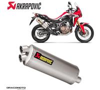 Scarico HONDA CRF 1000 L Africa Twin 2016 AKRAPOVIC Titanio RC S-H10SO16-WT