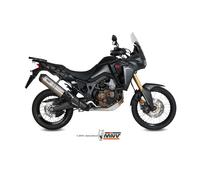 Scarico HONDA CRF 1000 L AFRICA TWIN Mivv Oval Titanio con Coppa Carbonio