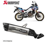 Scarico HONDA CRF 1100 L ABS Africa Twin DCT 2020-2023 AKRAPOVIC Titanio S-H1...