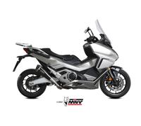 Scarico HONDA FORZA 750 Mivv Delta Race Inox Nero H.080.LDRB