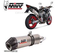H.020.LNC - Terminale Scarico Mivv Oval Titan/Carbon Honda CB 600 Hornet 03/06