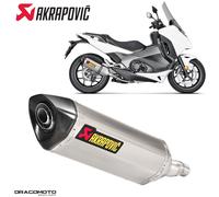 Scarico HONDA NC 750 SA ABS DCT 2014-2020 AKRAPOVIC Titanio S-H7SO2-HRT