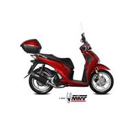 Scarico HONDA SH 125 Mivv Mover Inox Nero MV.HO.0005.LV
