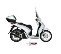 Scarico HONDA SH 125 Mivv Mover Inox Verniciato Nero MV.HO.0003.LV