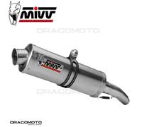 Terminale Scarico MIVV Oval Acciaio inox per Honda Xlv Transalp 700 2008 > 2013